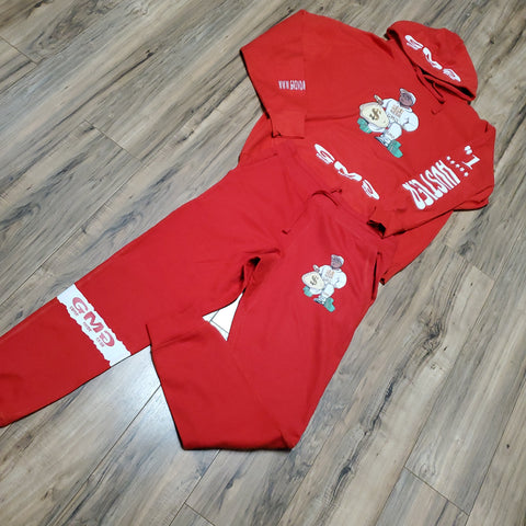 #1 HUSTLER SWEAT SUIT (HOODIE & JOGGERS) UNISEX